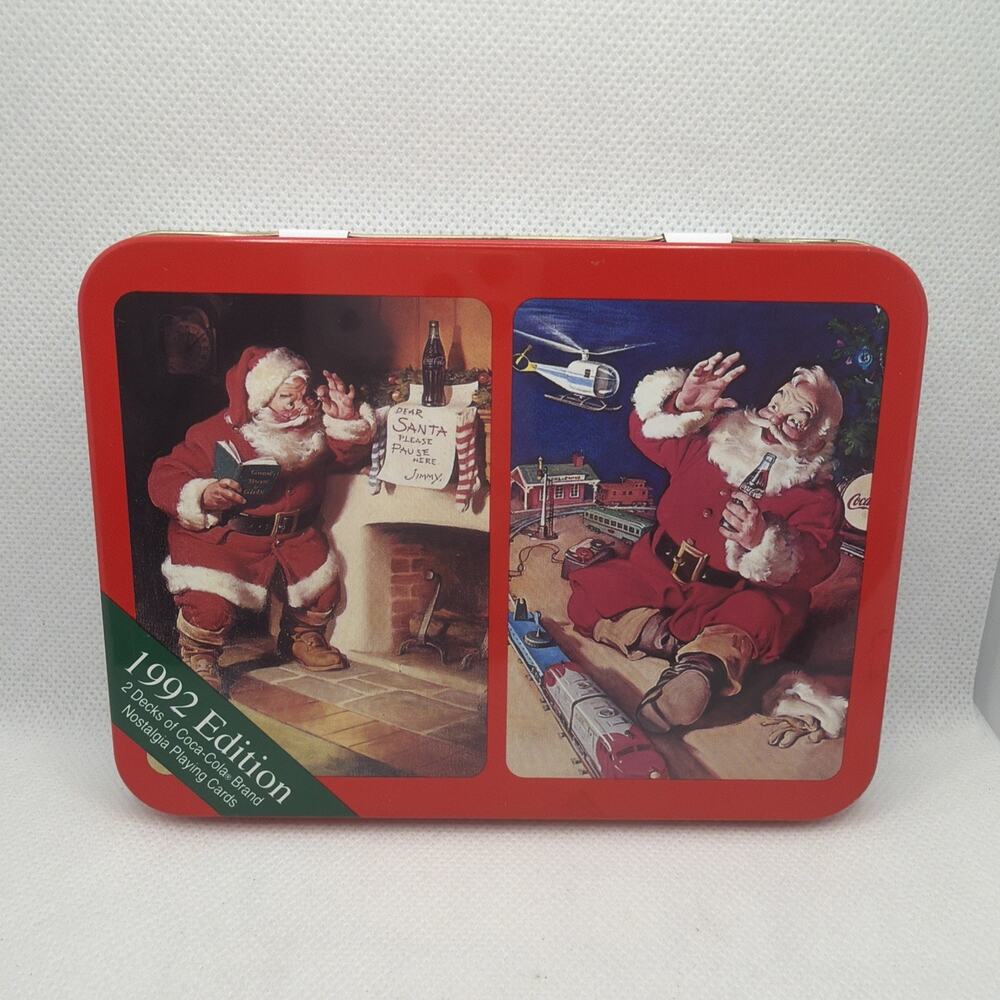 1992 Coca Cola Nostalgia Playing Cards Christmas